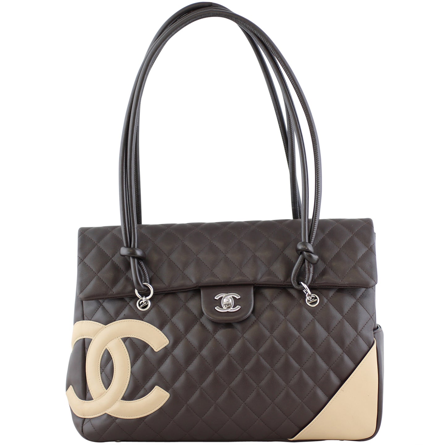 Chanel Ligne Cambon Flap Tote Large Front