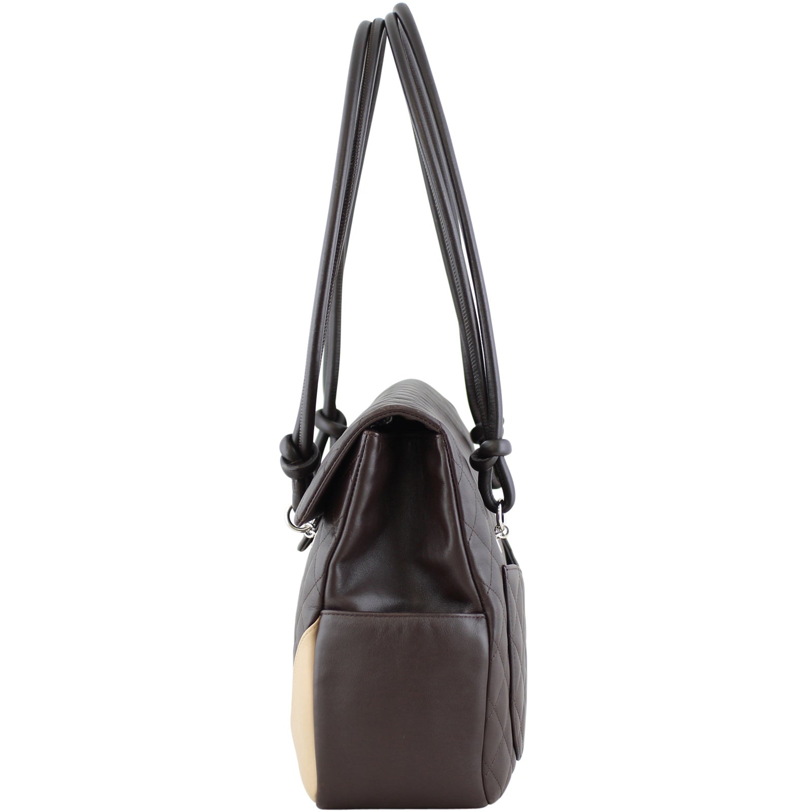 Chanel Ligne Cambon Flap Tote Large Left