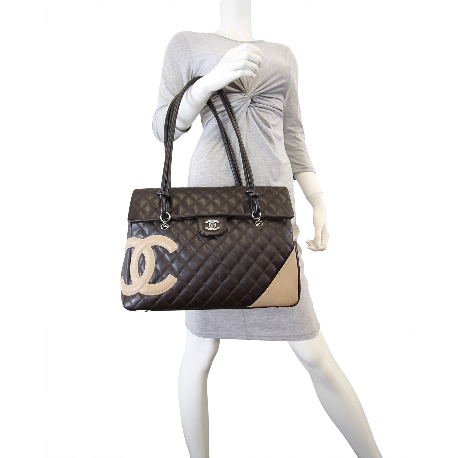 Chanel Ligne Cambon Flap Tote Large Mannequin