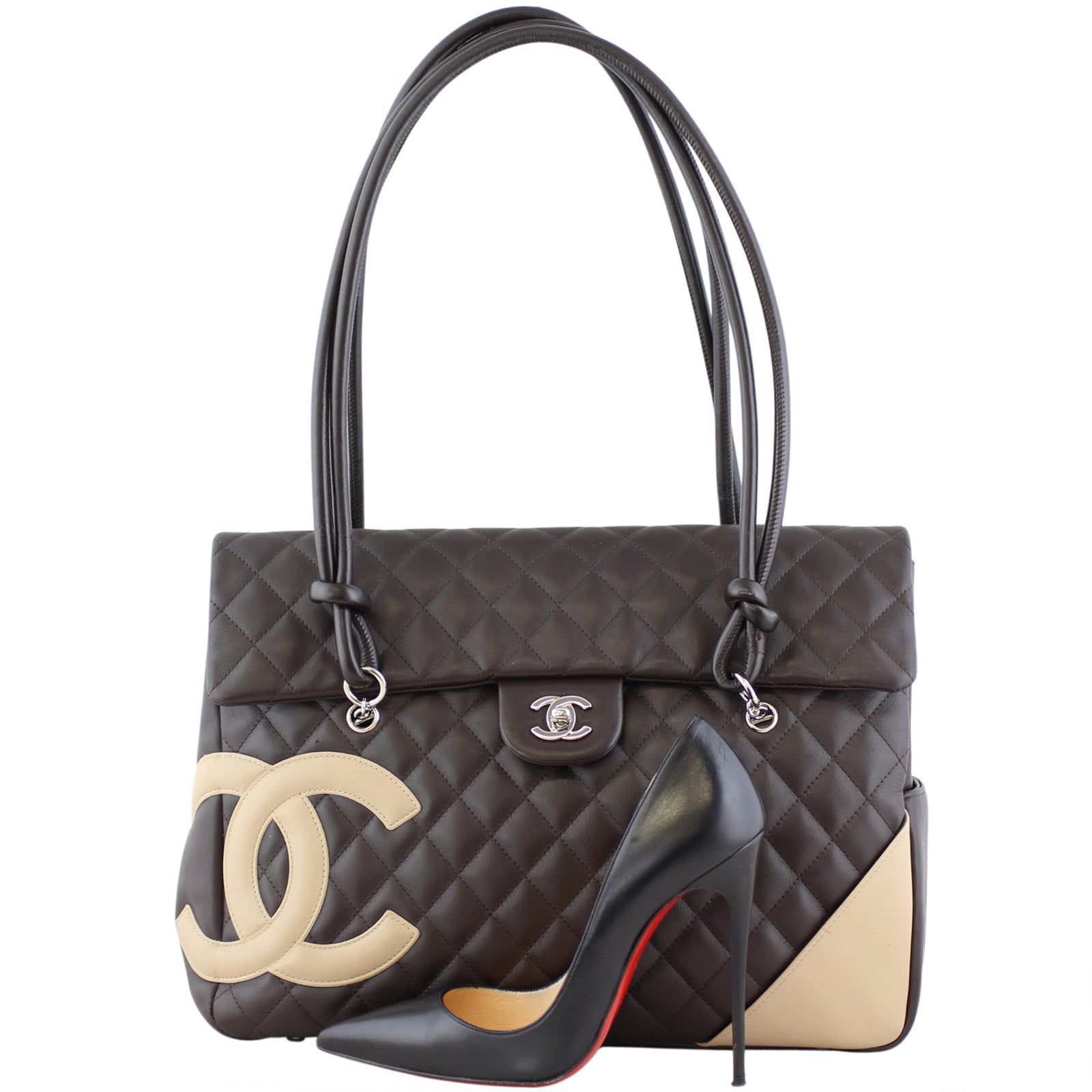 Chanel Ligne Cambon Flap Tote Large Scale