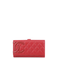 Chanel Ligne Cambon Long Continental Wallet Front