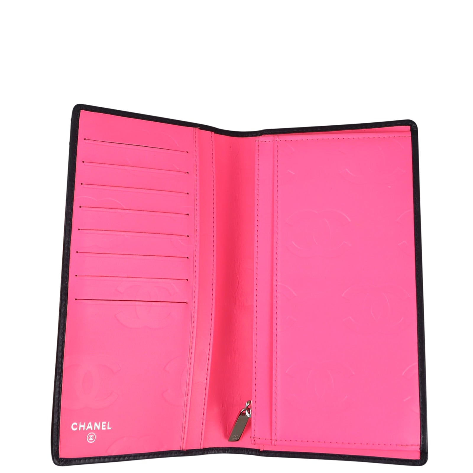 Chanel Ligne Cambon Yen Wallet Whole interior