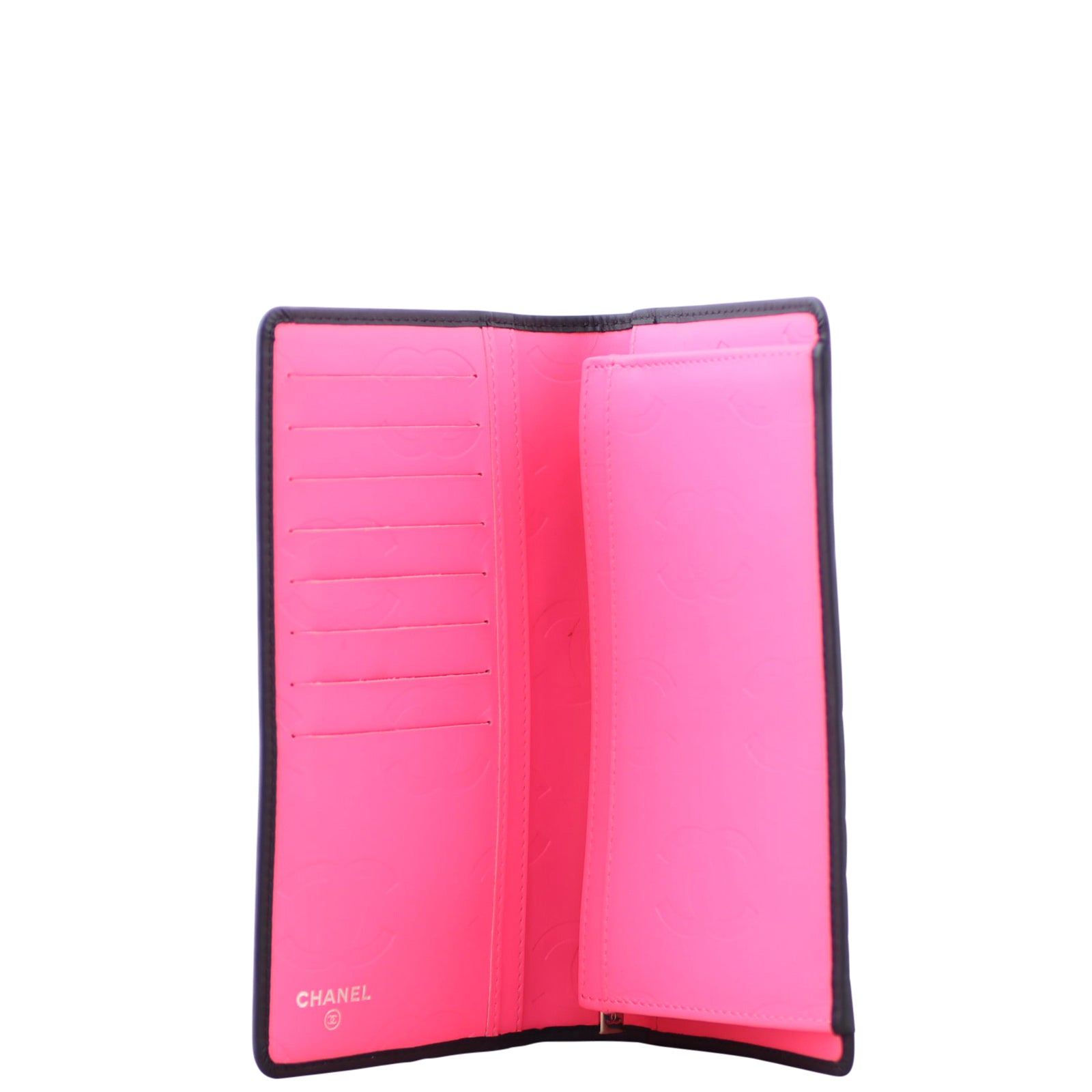 Chanel Ligne Cambon Yen Wallet Whole interior