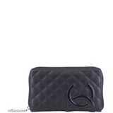 Chanel Ligne Cambon Zip Around Organiser Front