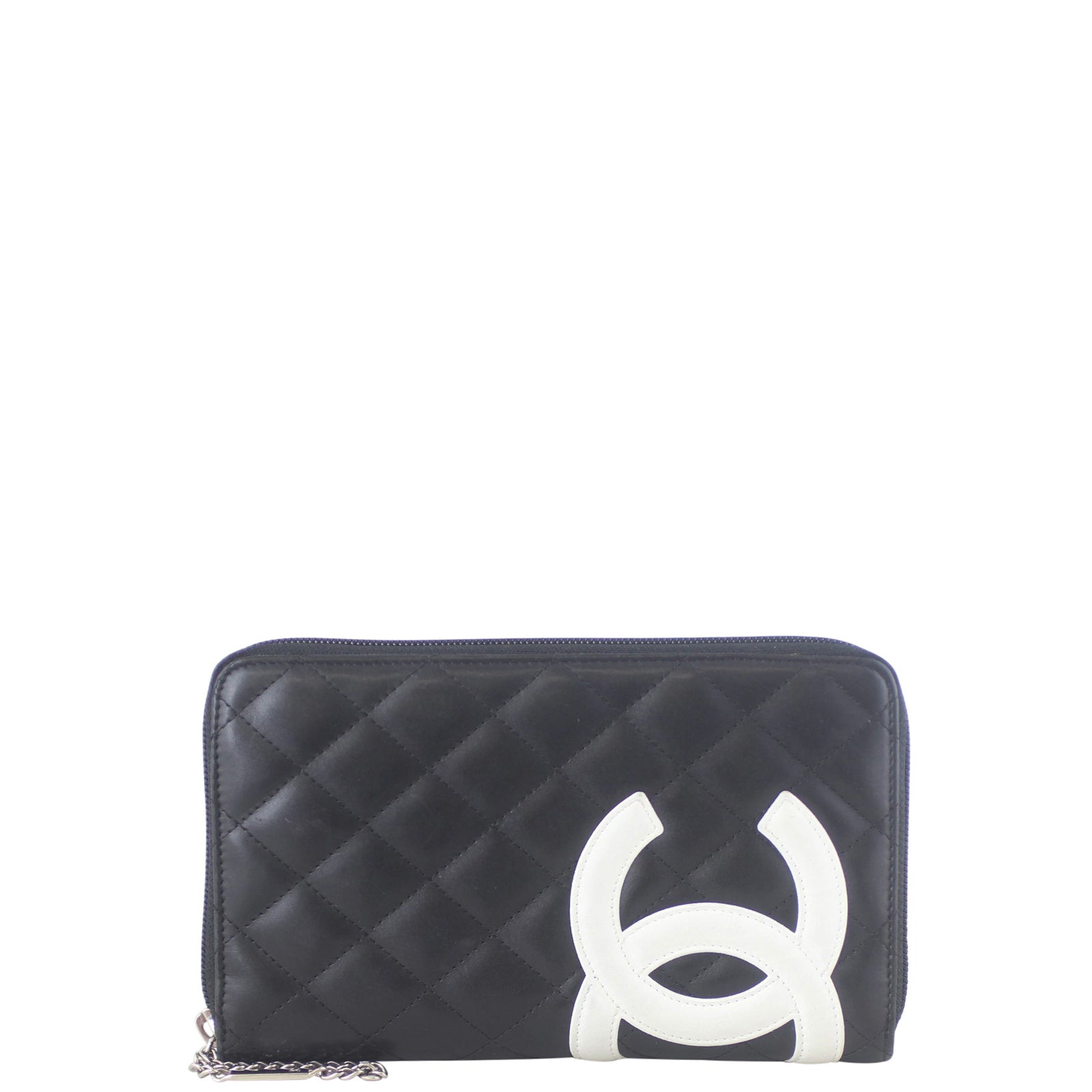 Chanel Ligne Cambon Zip Wallet Front