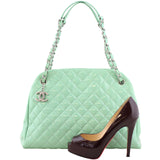 Chanel Mademoiselle Large Bowling Bag Scale