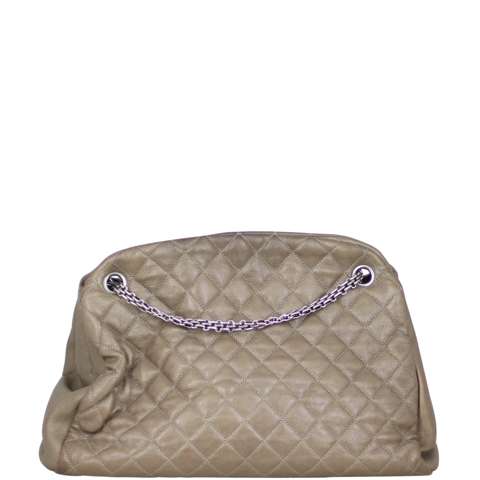 Chanel Just Mademoiselle Bowler Bag Large Back