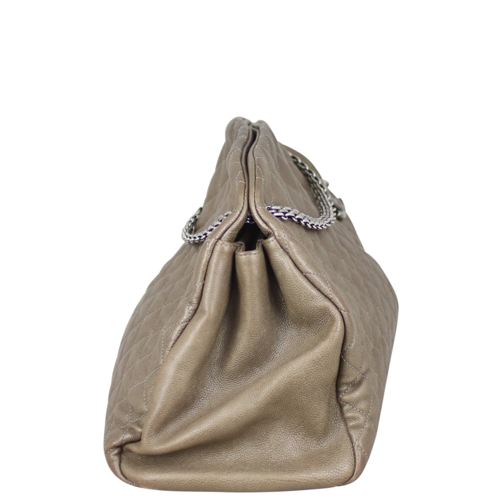 Chanel Just Mademoiselle Bowler Bag Large Side