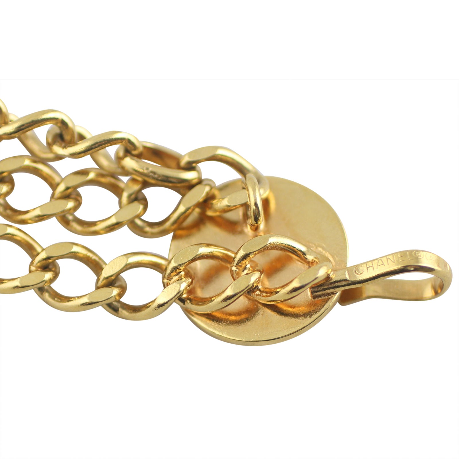 Chanel Medallion Chain Belt Back