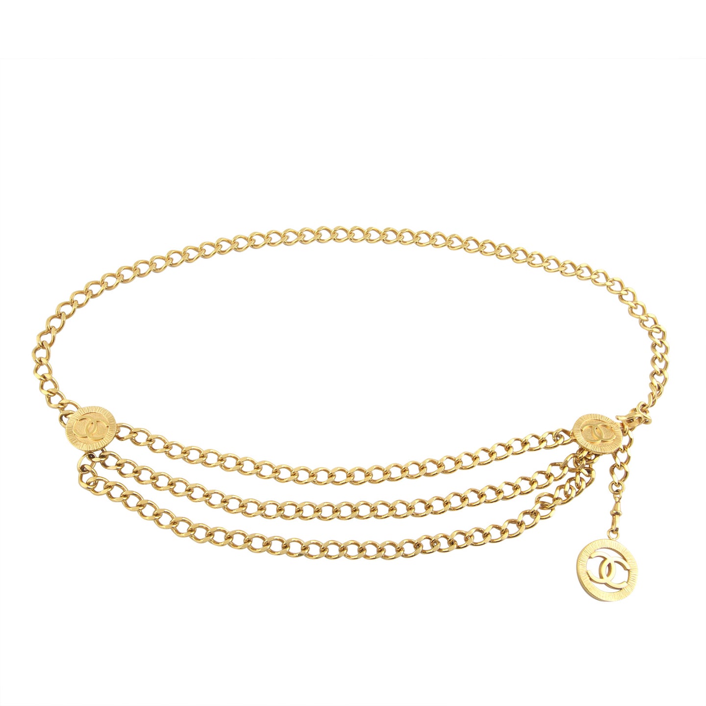 Chanel Medallion Chain Belt Full