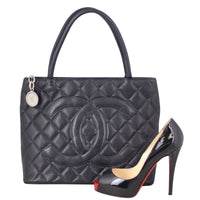 Chanel Medallion Tote Scale