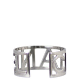 Chanel Metal Logo Cuff Back