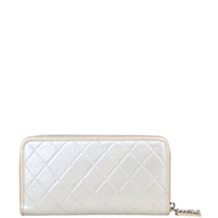 Chanel Metallic Bicolore Long Wallet Back
