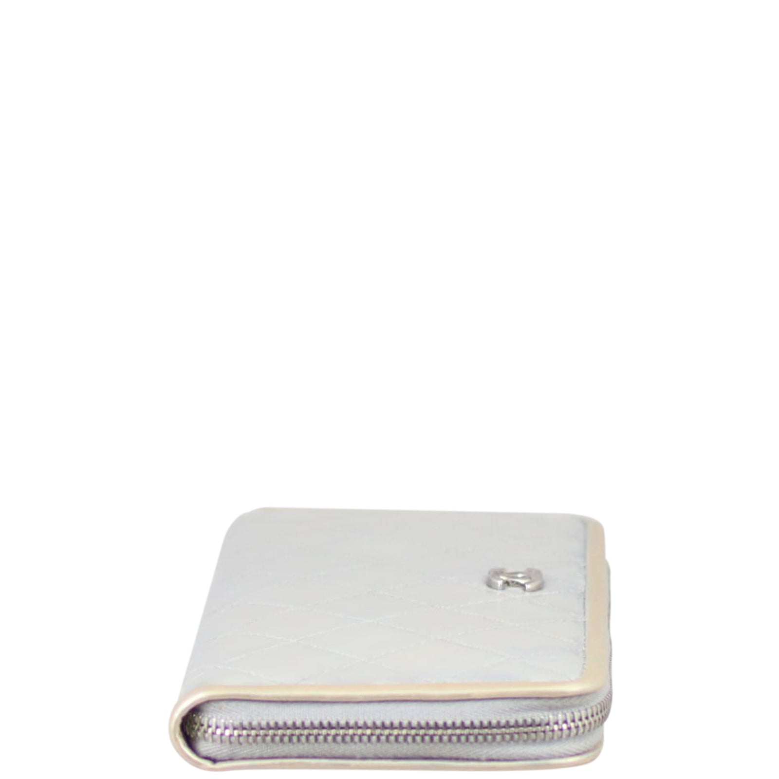 Chanel Metallic Bicolore Long Wallet Side