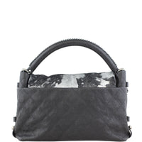 Chanel Metallic Pony Hair Top Handle Bag Back