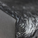 Chanel Metallic Pony Hair Top Handle Bag Edge