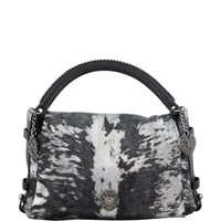 Chanel Metallic Pony Hair Top Handle Bag Front