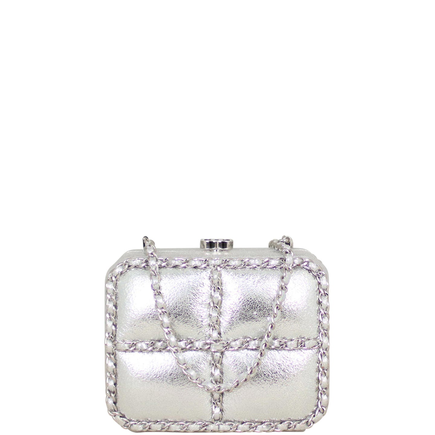 Chanel Minaudiere Box Bag Front