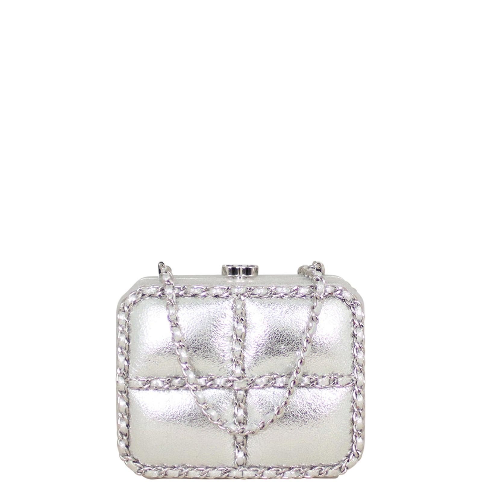 Chanel Minaudiere Box Bag Front