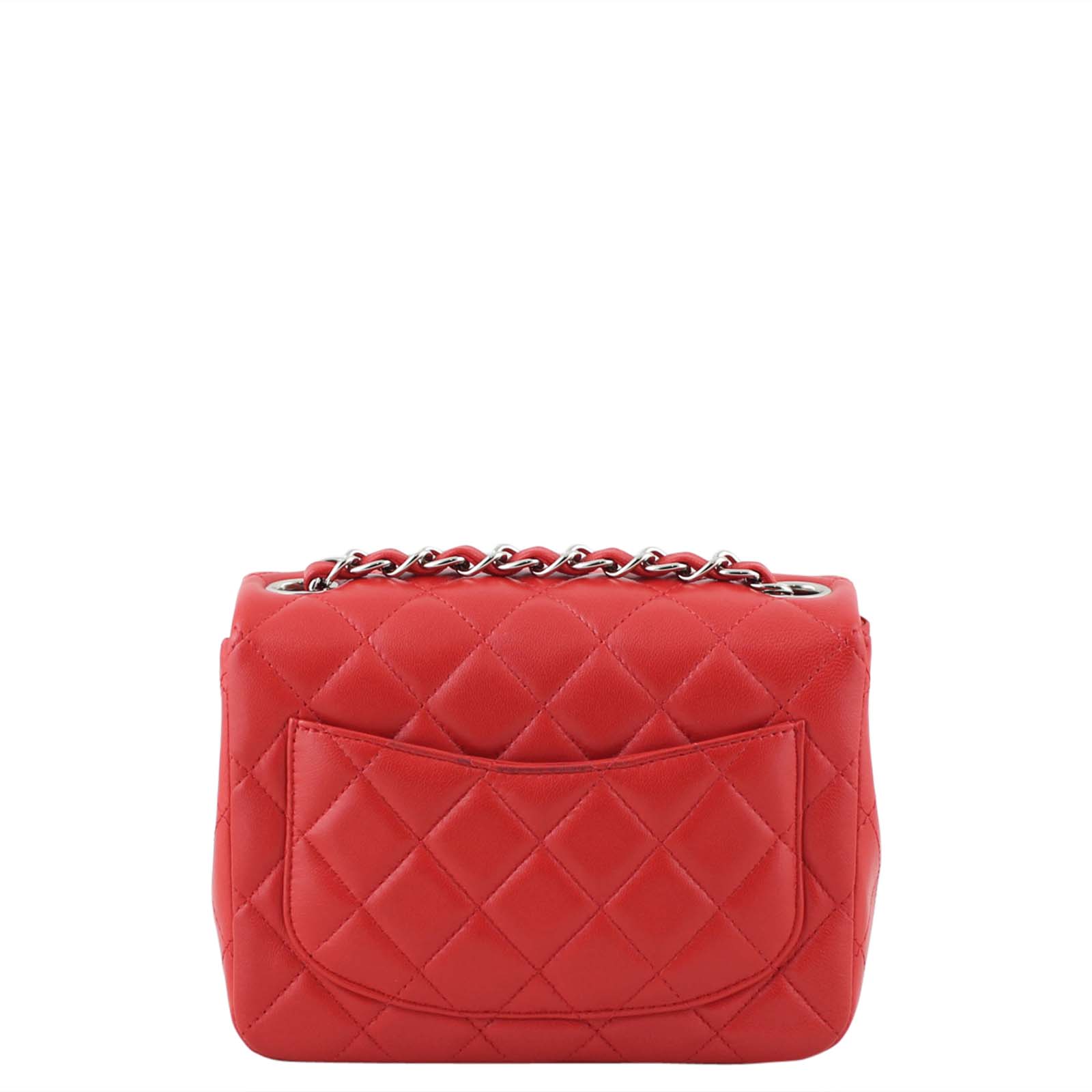 Chanel Mini Square Flap Bag Back