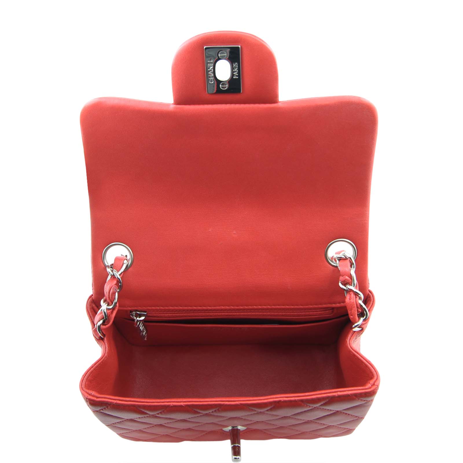 Chanel Mini Square Flap Bag  Interior