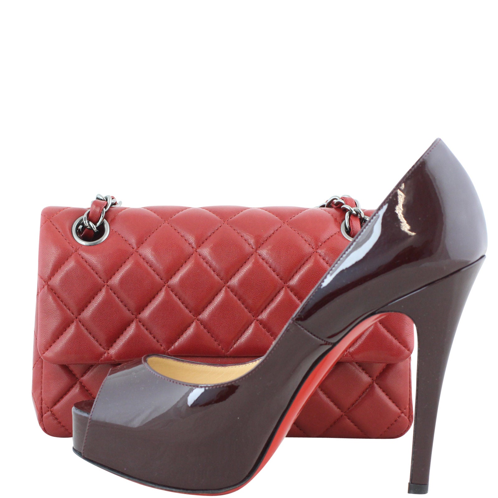 Chanel Caviar Half Moon WOC Scale