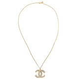 Chanel CC Faux Pearl Large Pendant Necklace Full
