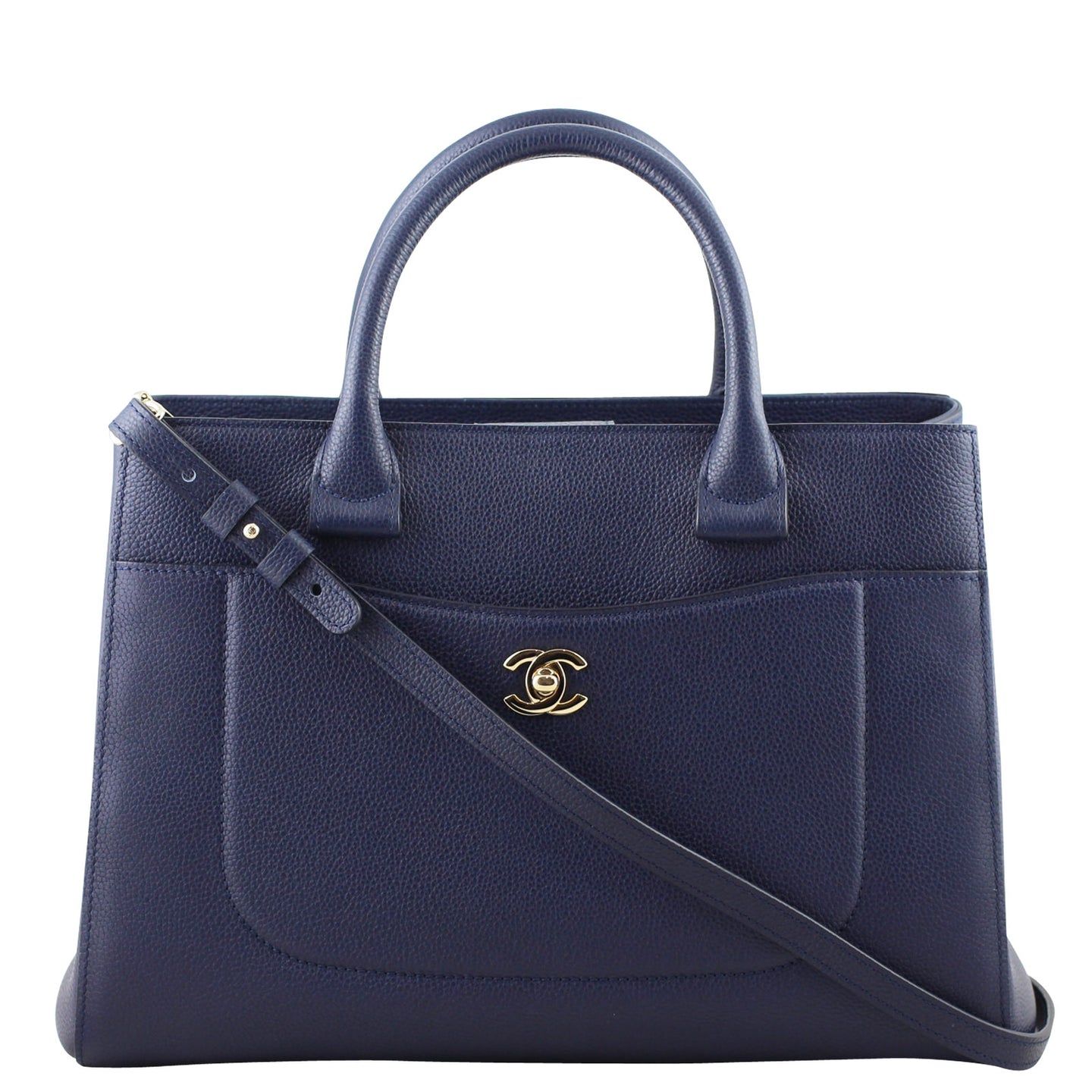 Chanel Neo Executive Shopping Tote front strap