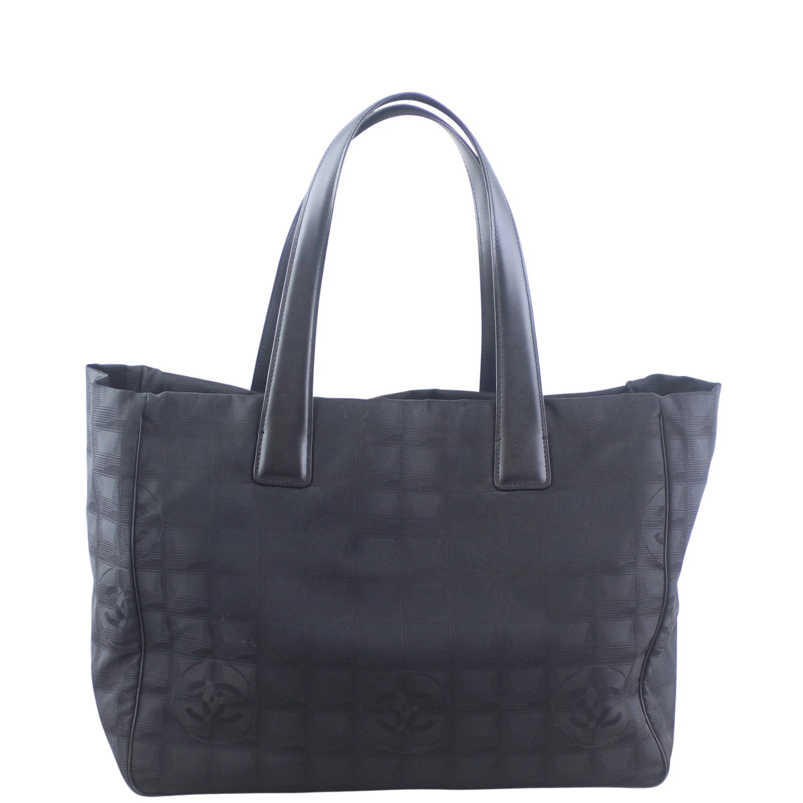 Chanel Nylon Travel Ligne Shopper Front