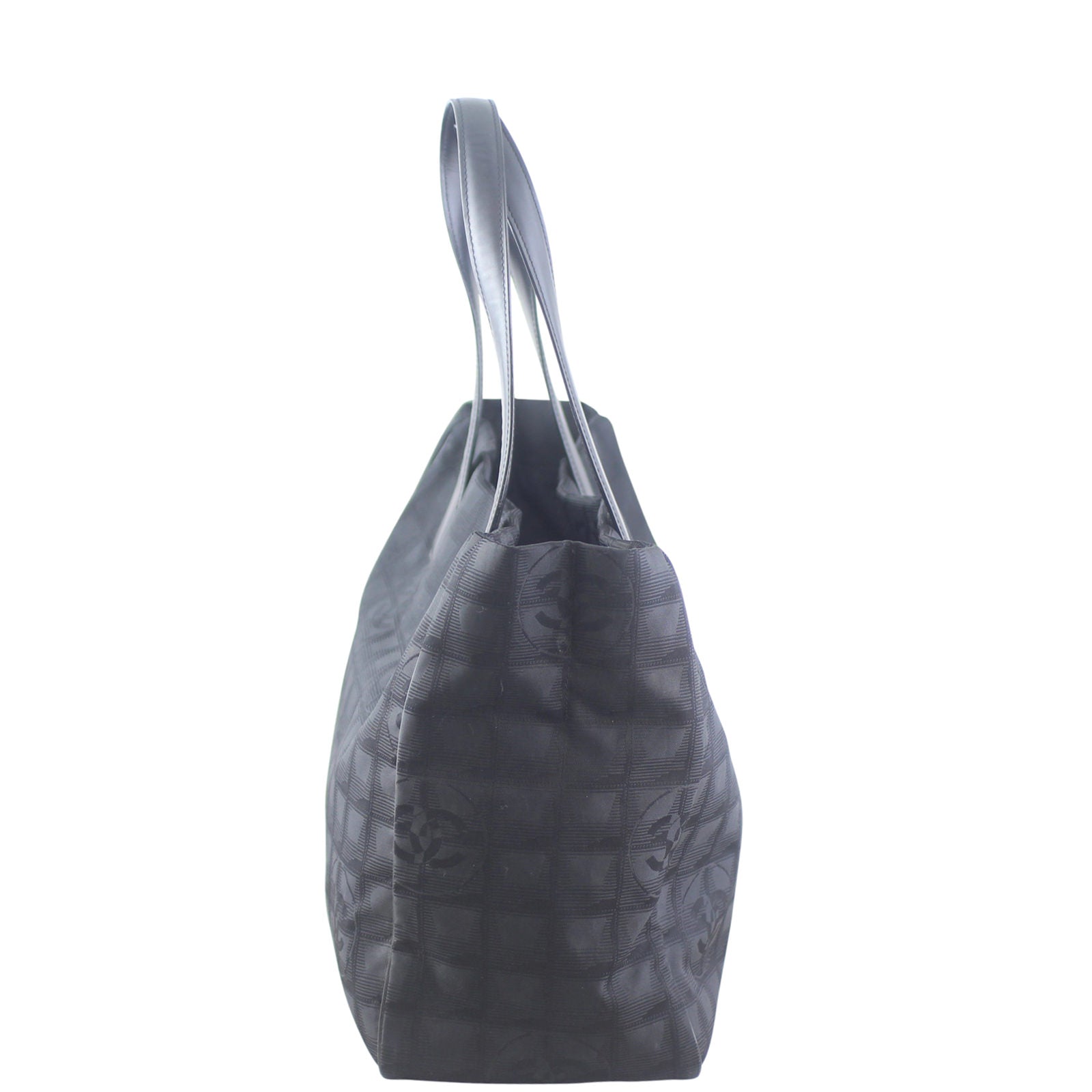 Chanel Nylon Travel Ligne Shopper Left