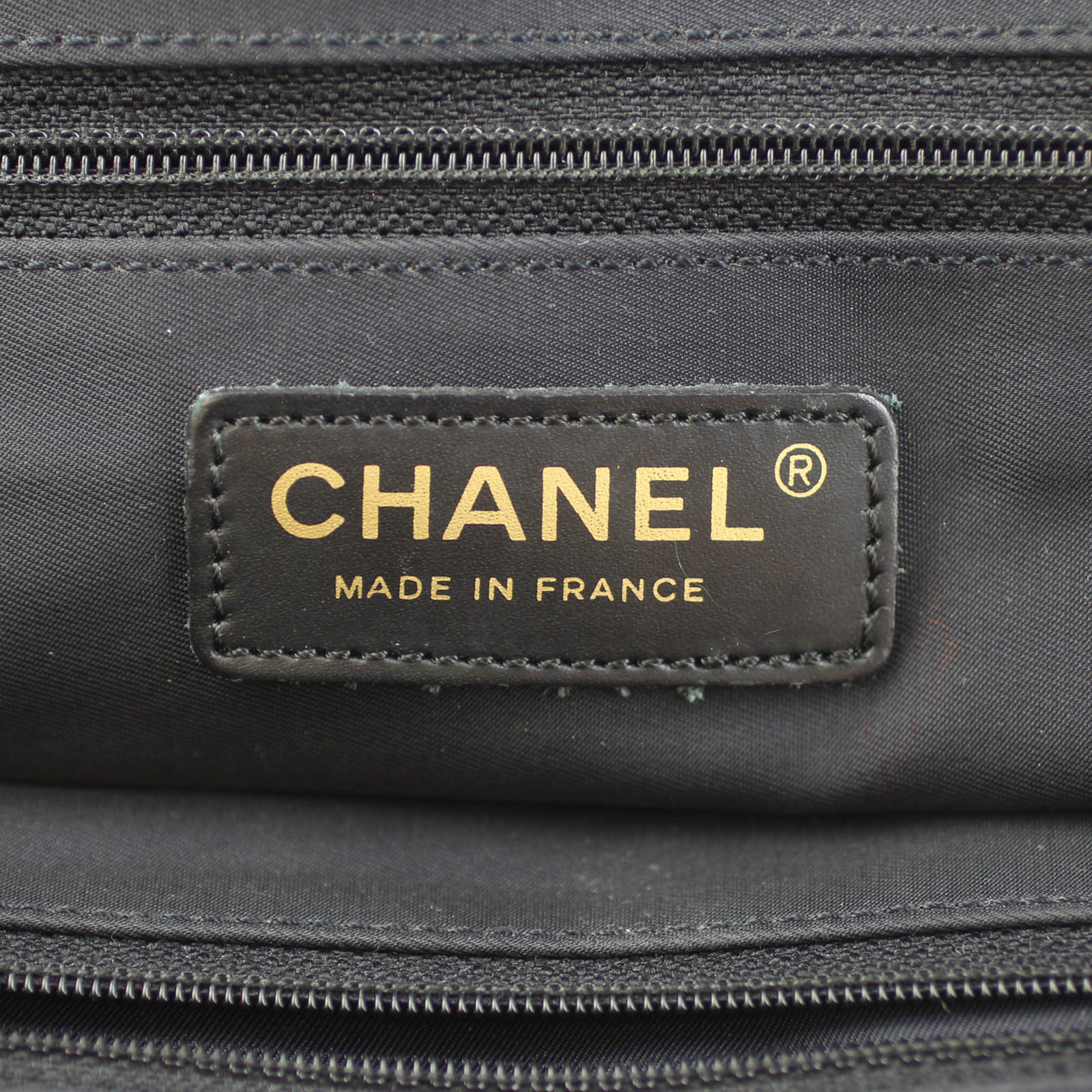 Chanel Nylon Travel Ligne Shopper Stamp