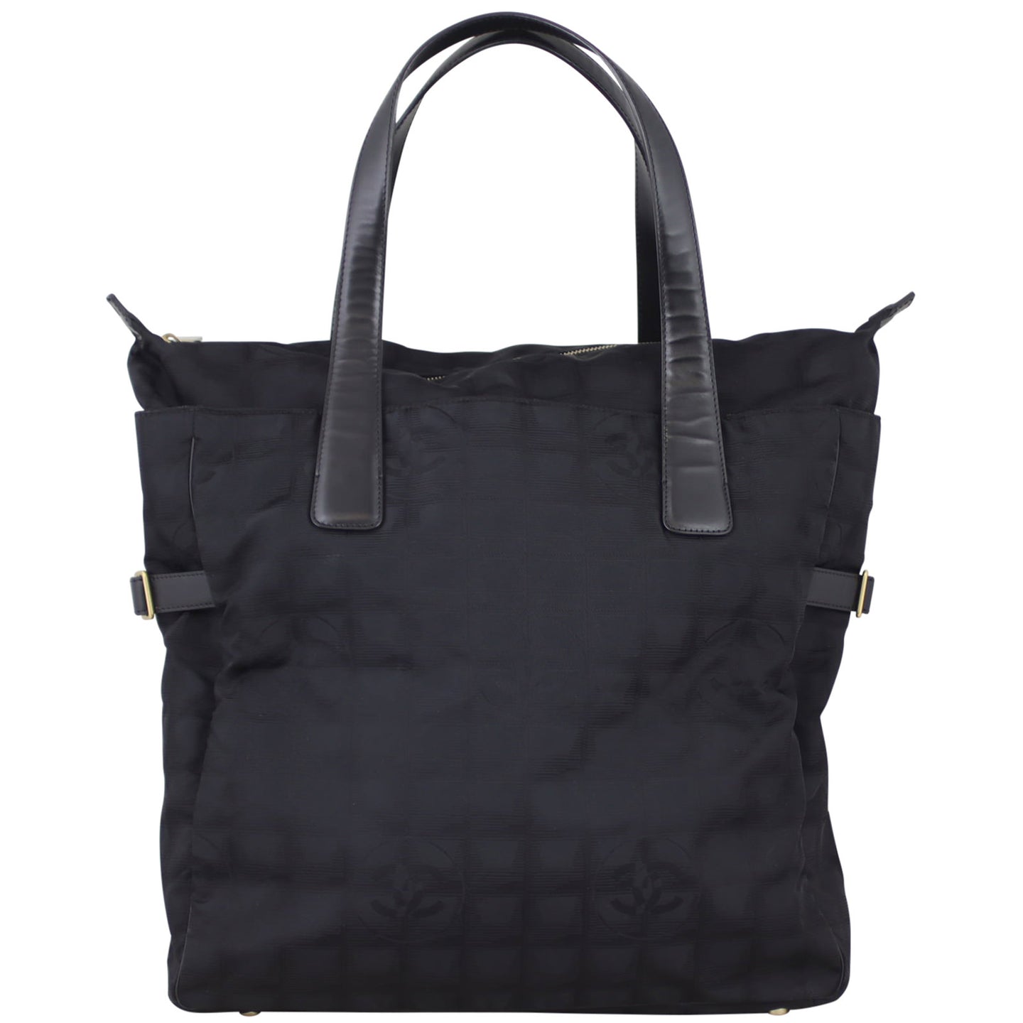 Chanel Nylon Travel Line Shopper Front