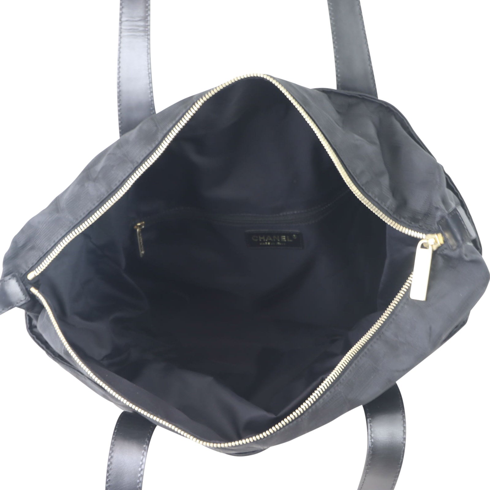 Chanel Nylon Travel Line Shopper Interior