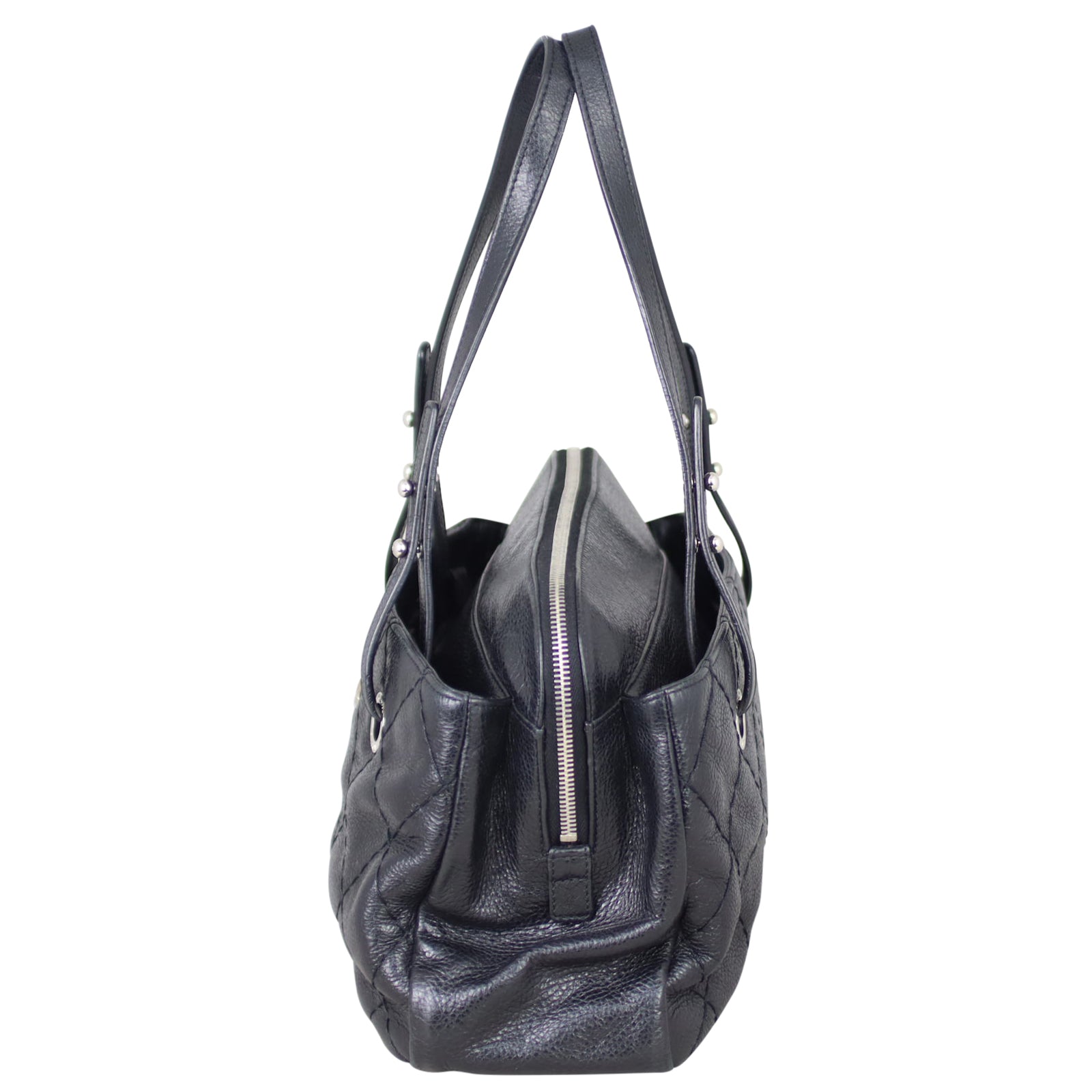 Chanel On The Road Tote Side