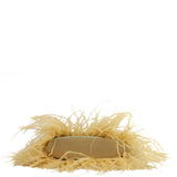 Chanel Vintage Ostrich Feather Evening Bag Base