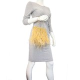 Chanel Vintage Ostrich Feather Evening Bag Mannequin