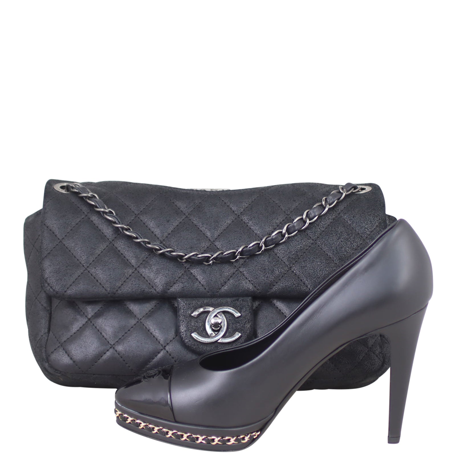 Chanel Paris Dallas Medium Flap Bag Shoe