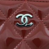 Chanel Patent Zipped Small Wallet CC