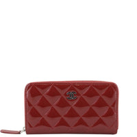  Chanel Patent Zipped Small Wallet Front