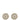 Chanel Pearl Edged Button Earrings Front