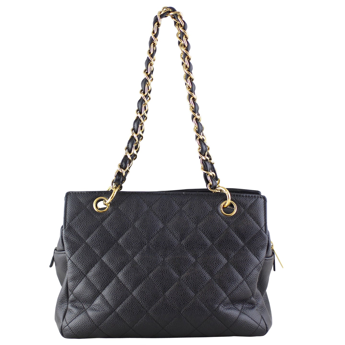 Chanel Petite Timeless Shopping Tote back