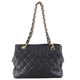 Chanel Petite Timeless Shopping Tote back
