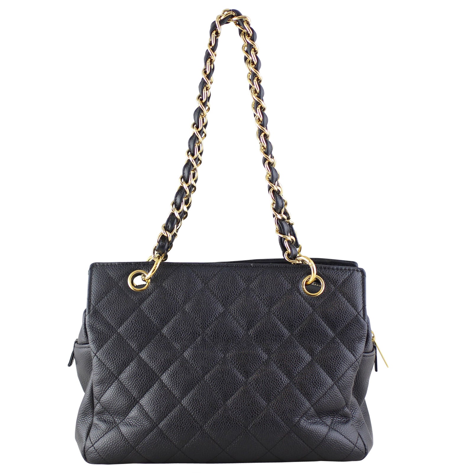 Chanel Petite Timeless Shopping Tote back