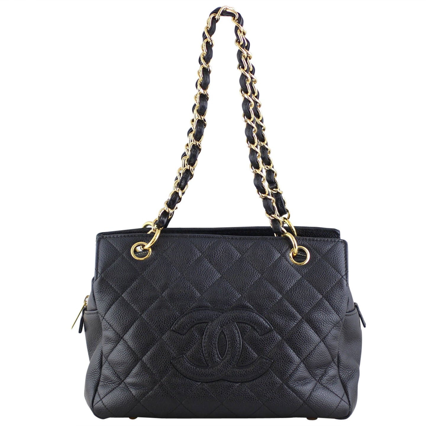Chanel Petite Timeless Shopping Tote front