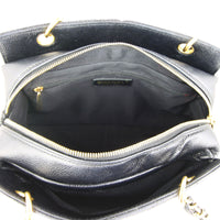 Chanel Petite Timeless Shopping Tote interior