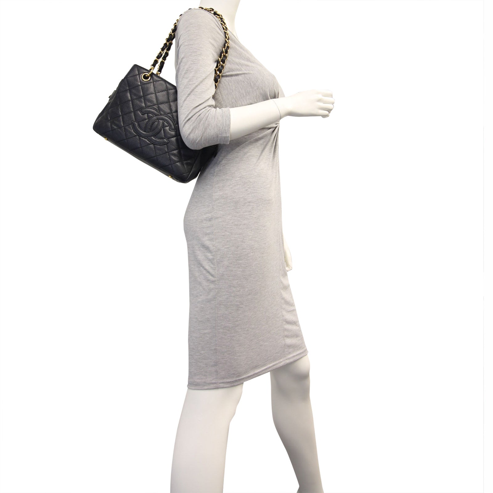 Chanel Petite Timeless Shopping Tote Mannequin