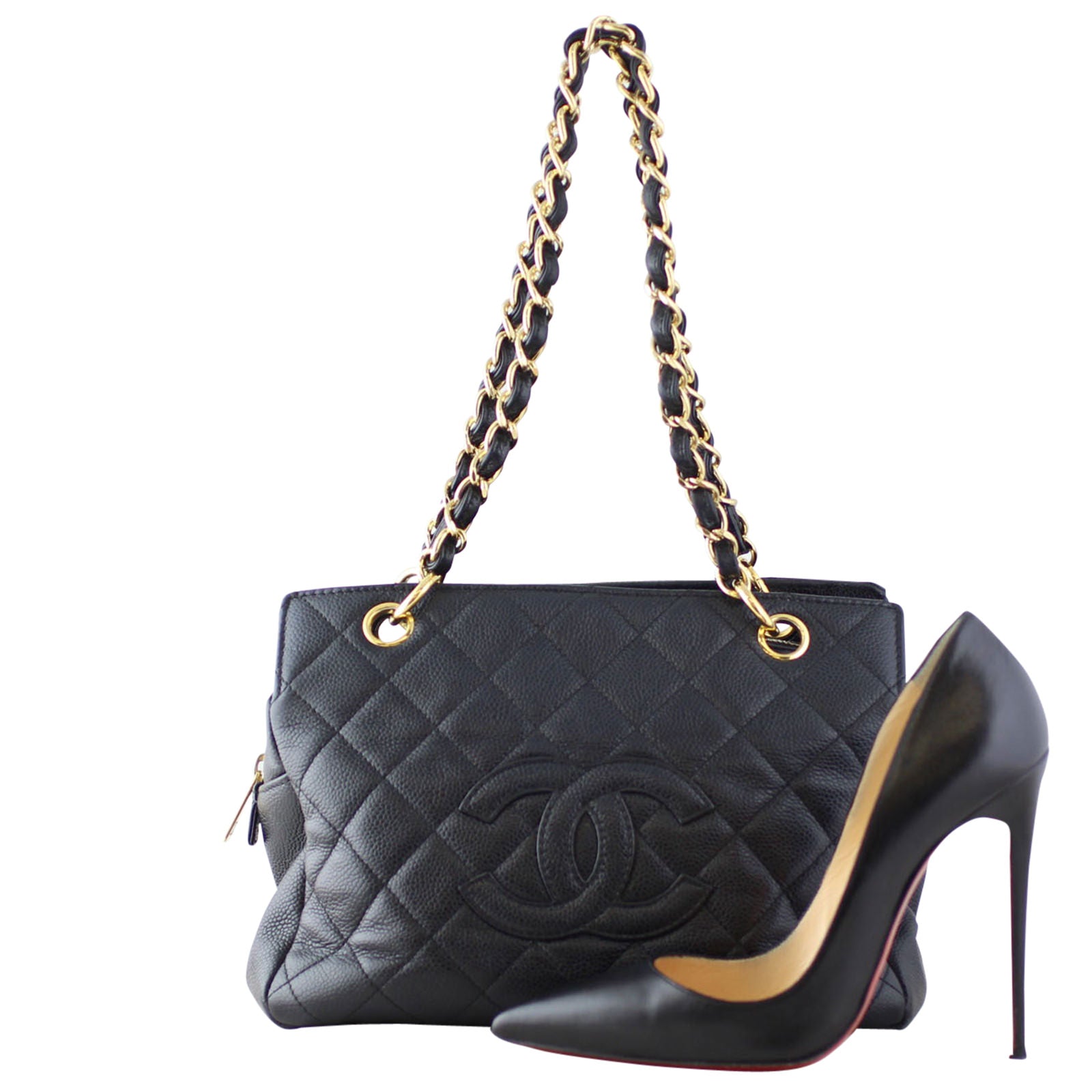 Chanel Petite Timeless Shopping Tote shoe