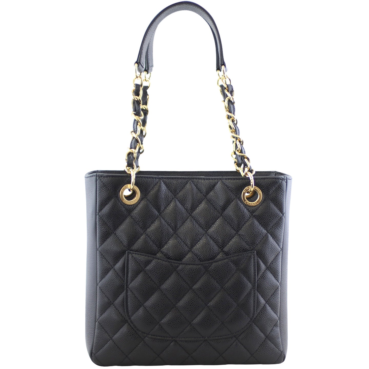 Chanel Petite Shopping Tote Back