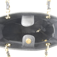 Chanel Petite Shopping Tote Interior