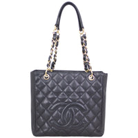 Chanel Petite Shopping Tote front